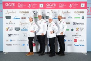 Si vedono i 4 componenti della squadra belga